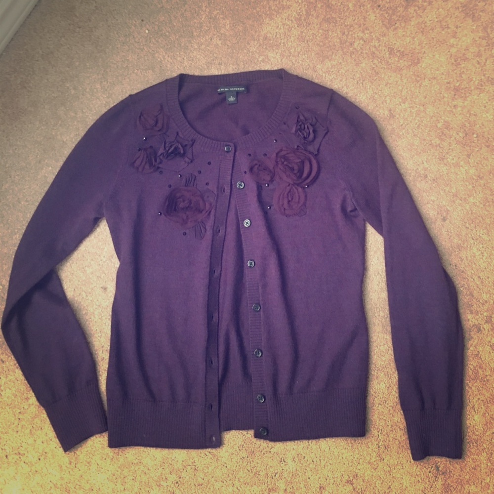Dark purple sweater