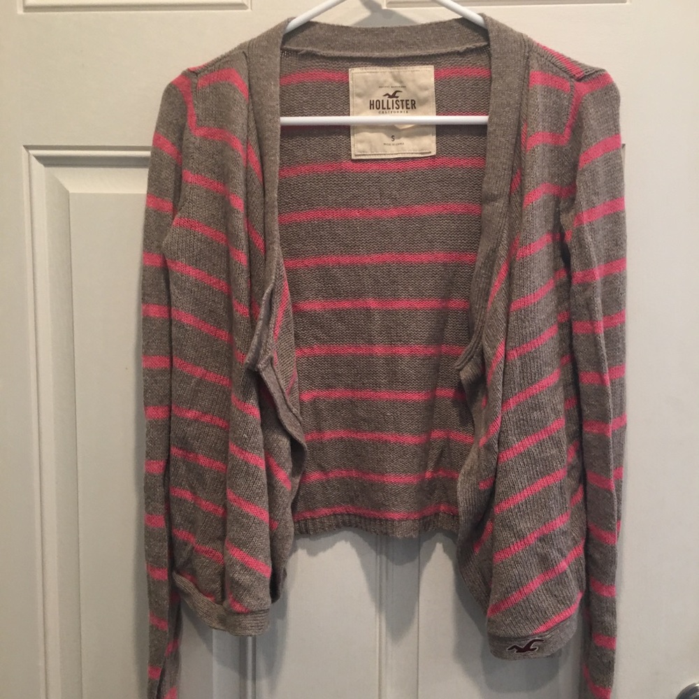 Hollister Striped Cardigan