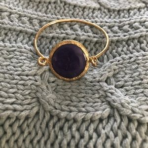 Bracelet with purple stone