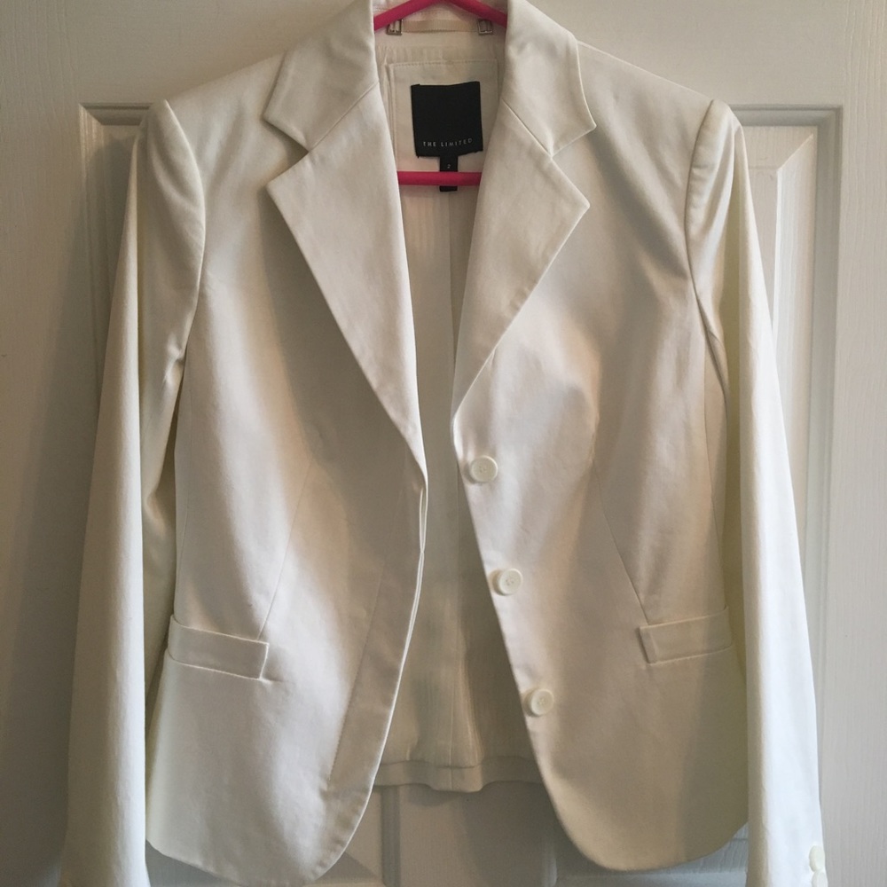 The Limited White Blazer