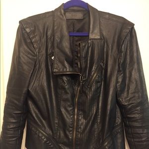 Vegan Leather Jacket - Large