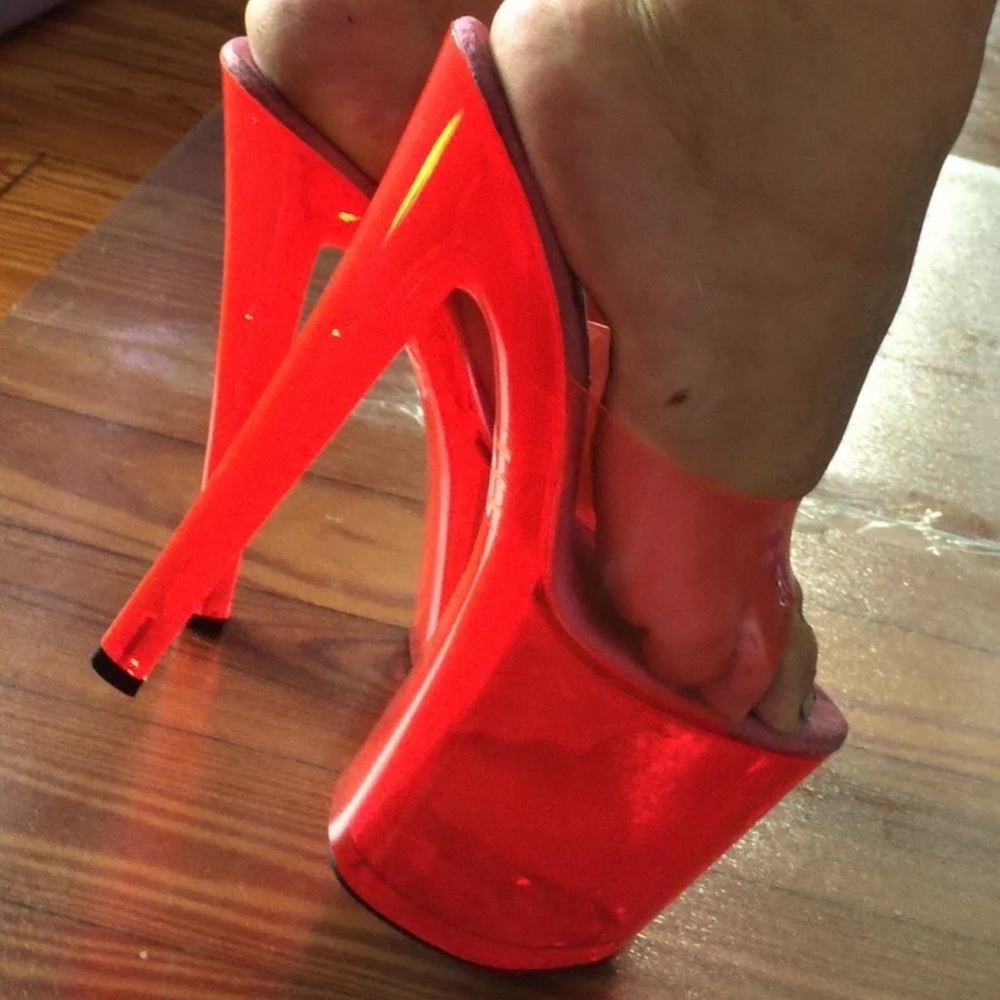Jante hot pink UV Stripper/Dancer Heels