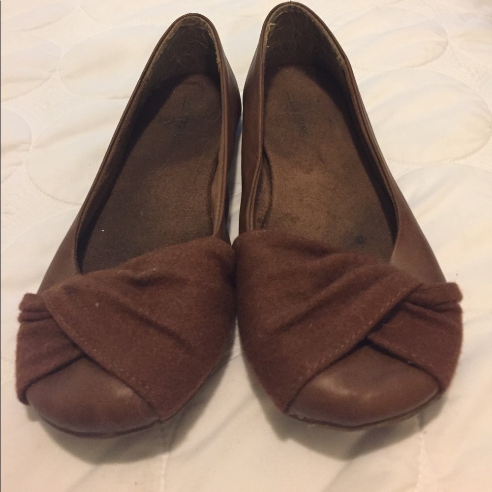 🍁Call it Spring brown flats 🍂