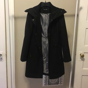 Calvin Klein belted wool trench coat