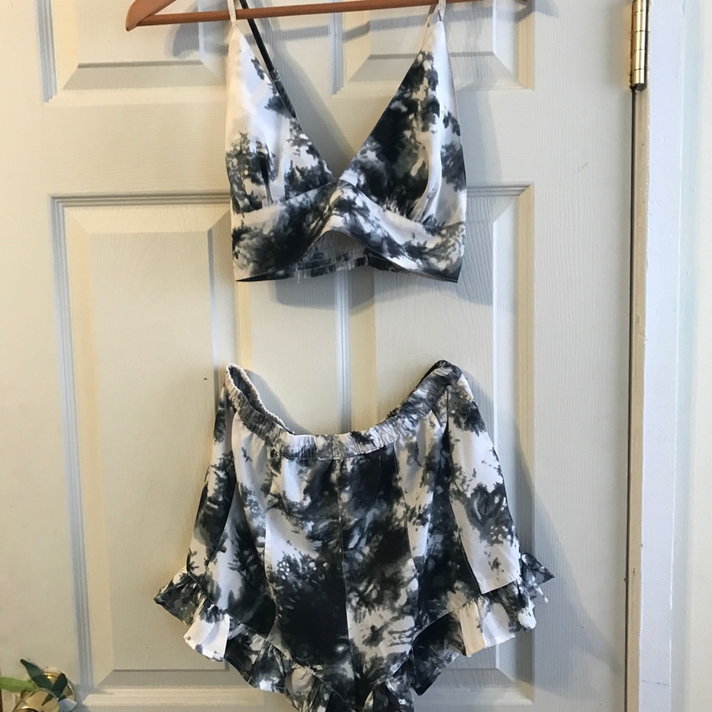 tie dye matching set