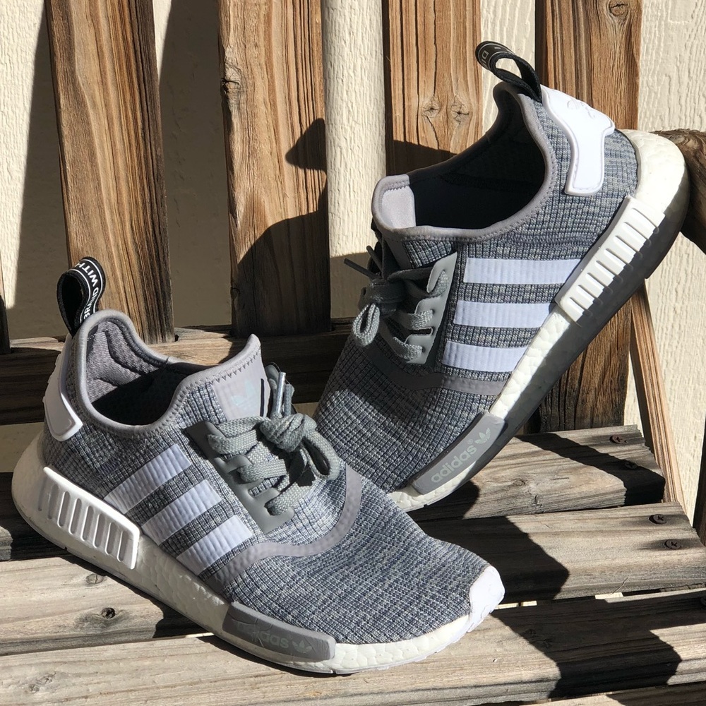 Adidas NMD R1 Glitch Solid Grey Camo