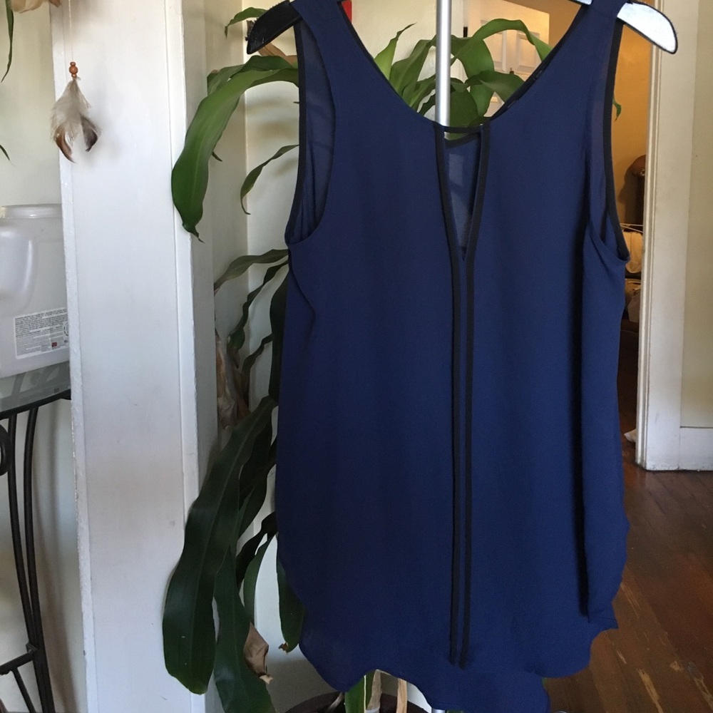 long chiffon blouse