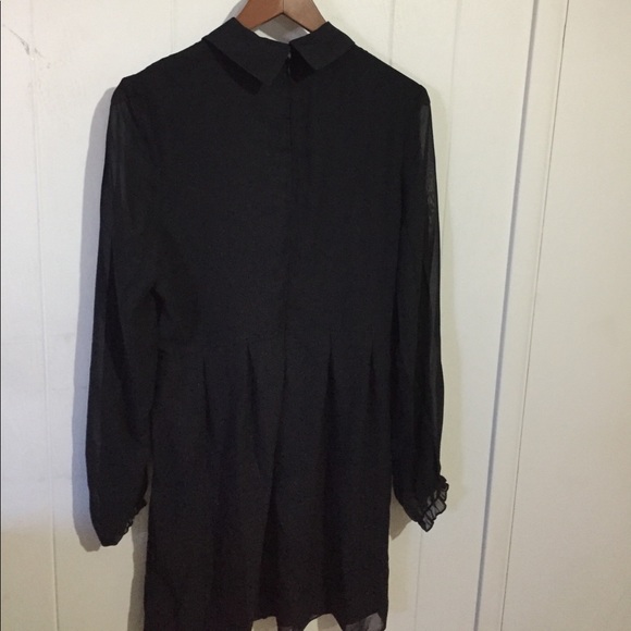 peter pan black collar dress Wednesday Adams - Picture 5 of 6