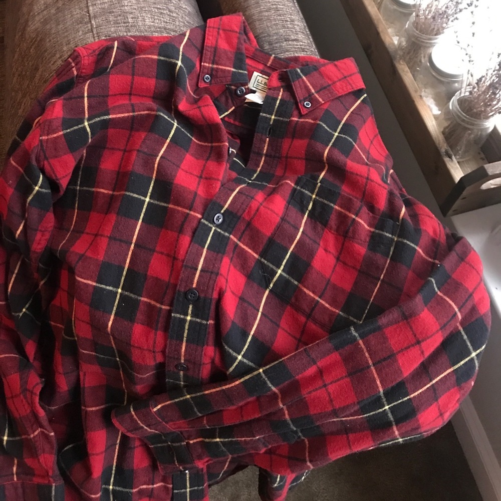 Large L.L. Bean Flannel