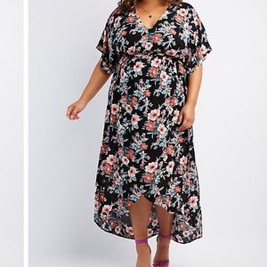 High low floral dress