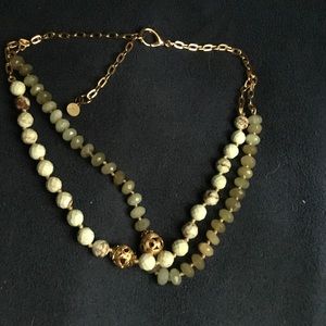 Wendy Mink Jade Bead Necklace