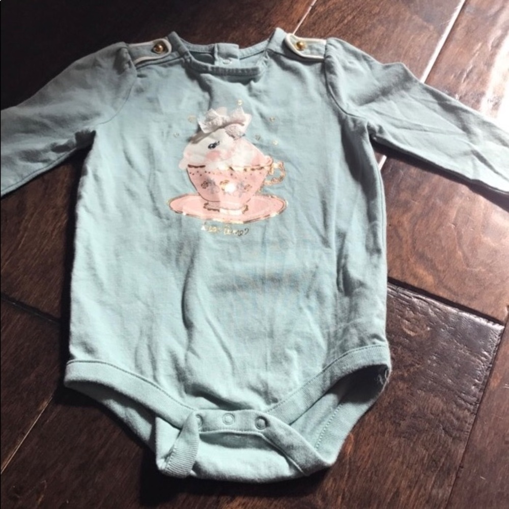 Gap Kids Baby Girls 1 Piece Long Sleeve Shirt (2) - Picture 2 of 2