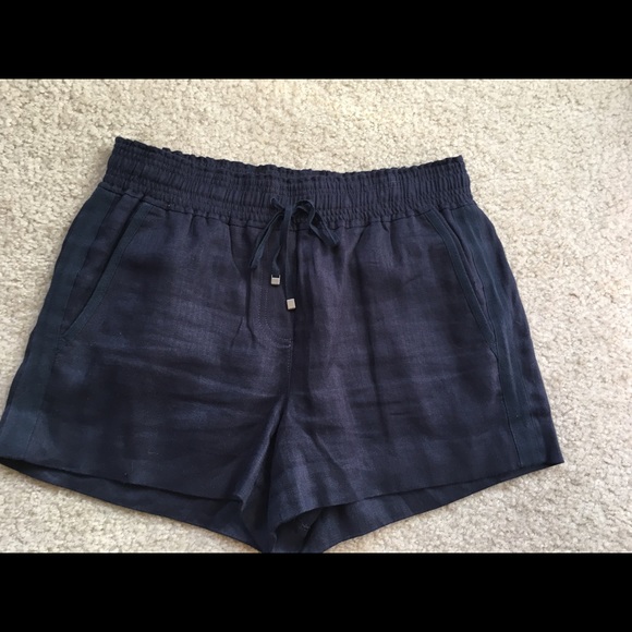 J Crew Shorts Sale Jcrew Navy Drawstring Linen Poshmark