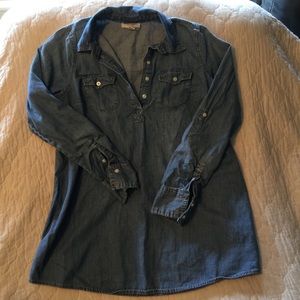 Liz Lange Maternity Jean Button Up
