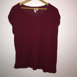 Burgundy Tee 🍁