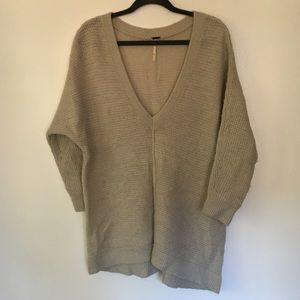 Free People Cozy V Neck Sweater