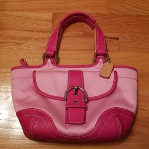 Pink Coach Purse