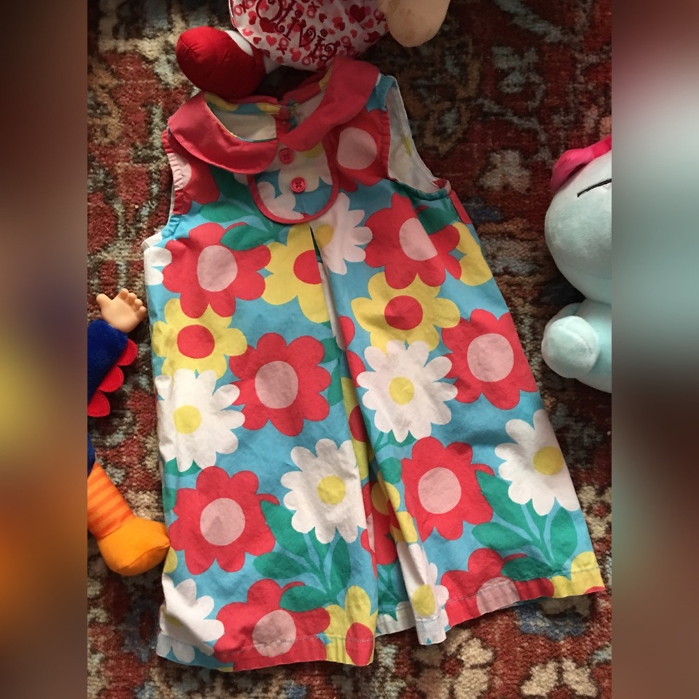 Baby Boden Floral Print Dress