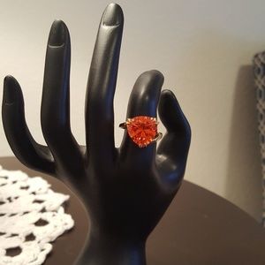 Glamour!! Gold plated ring vintage