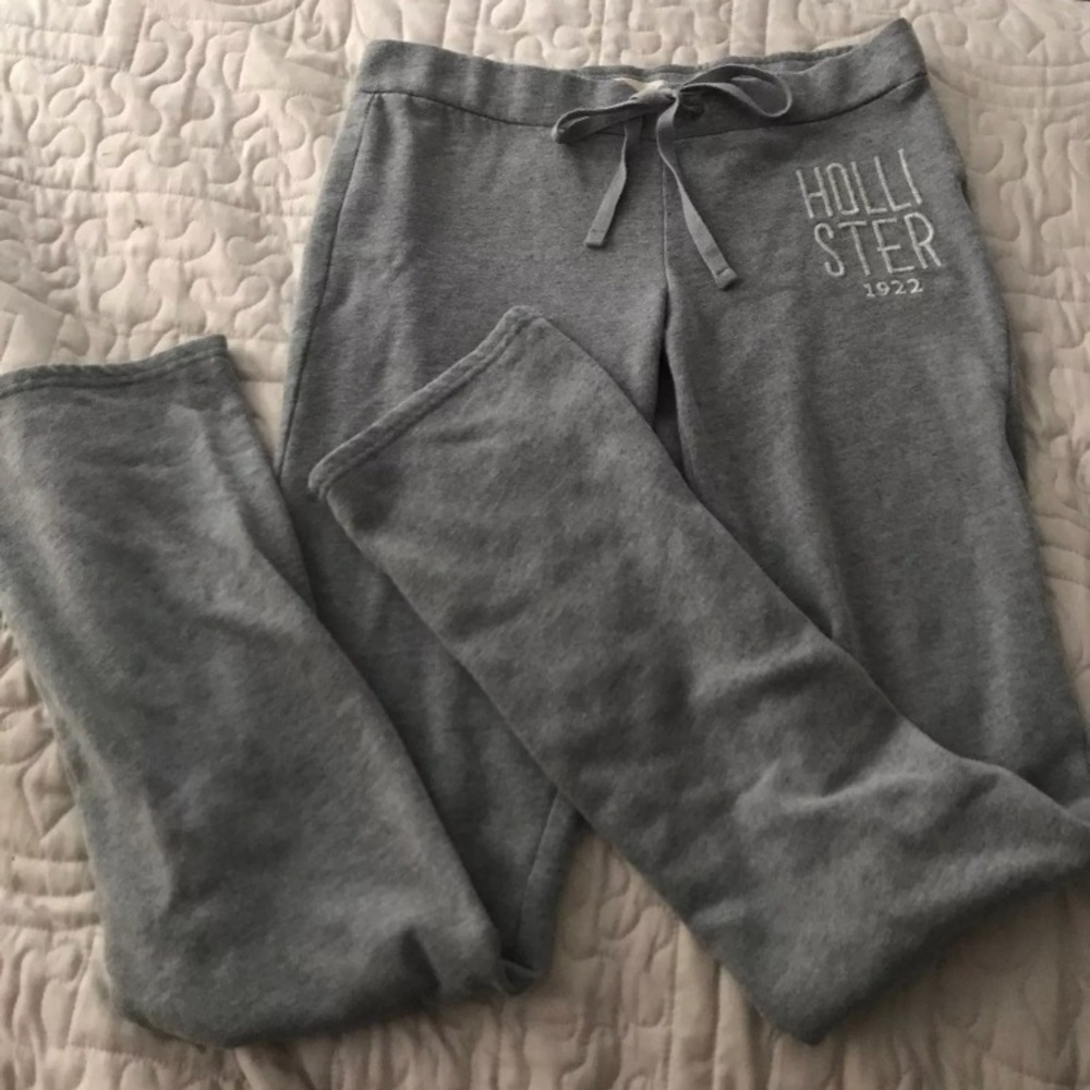 Gray sweatpants