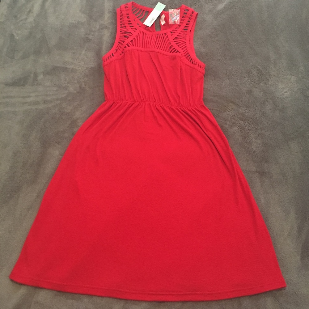 Pixley Imara Lattice Neck Dress