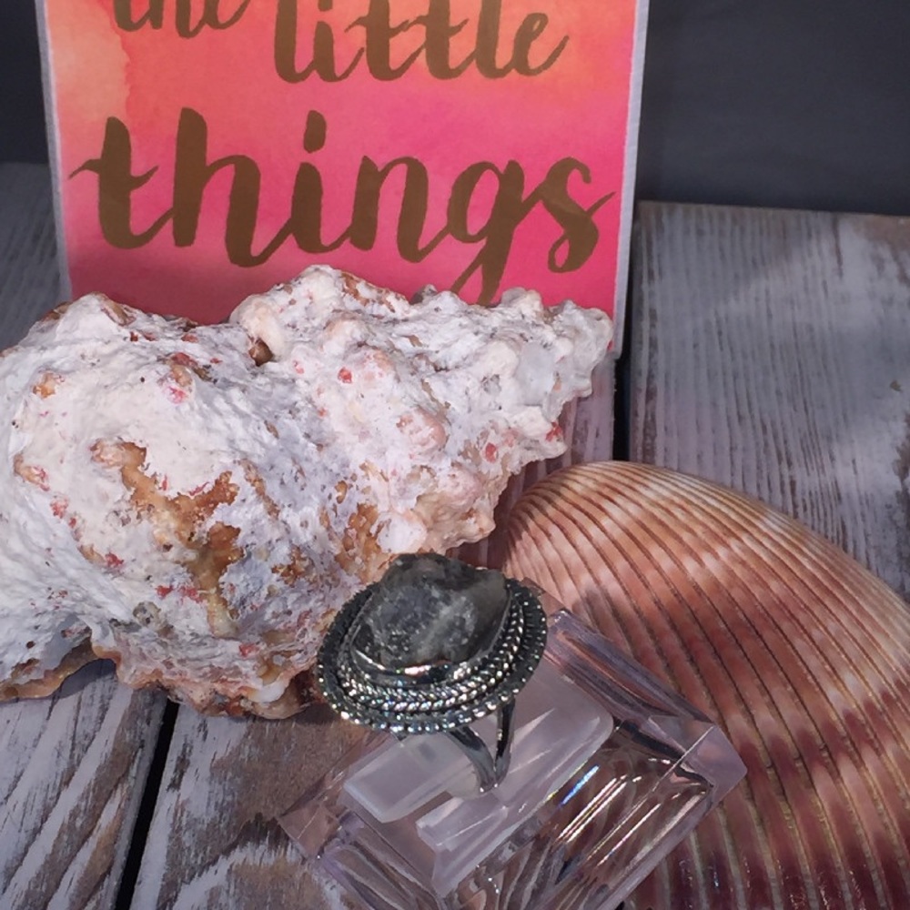.925 Silver UNISEX Stone Ring Ret. $130 – WR828404