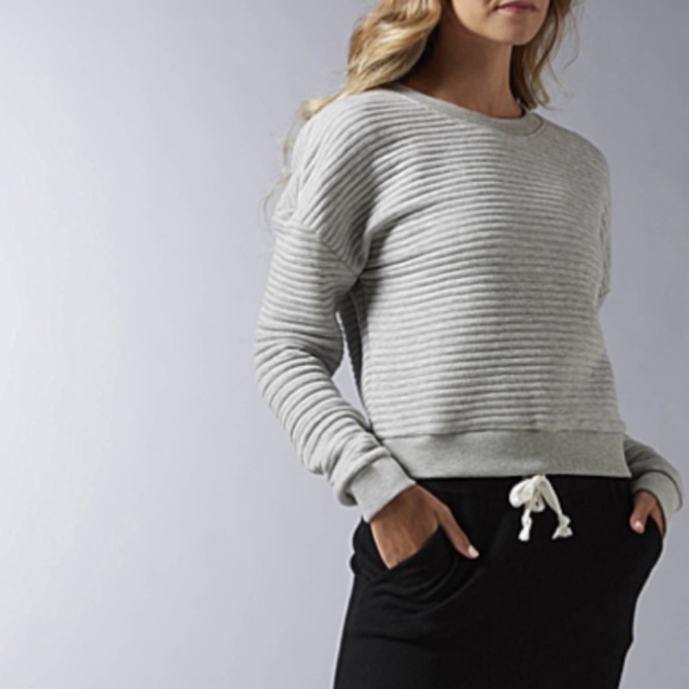 Reebok cropped sweatshirt