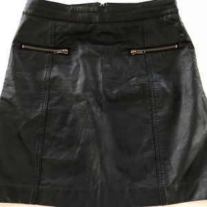 Faux Leather Skirt! Must have for winter closet!