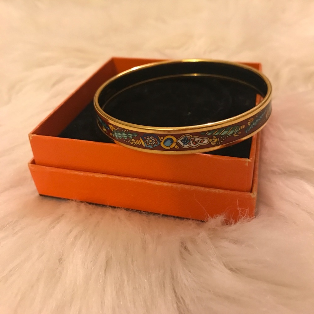 AUTHENTIC Hermes enamel bracelet