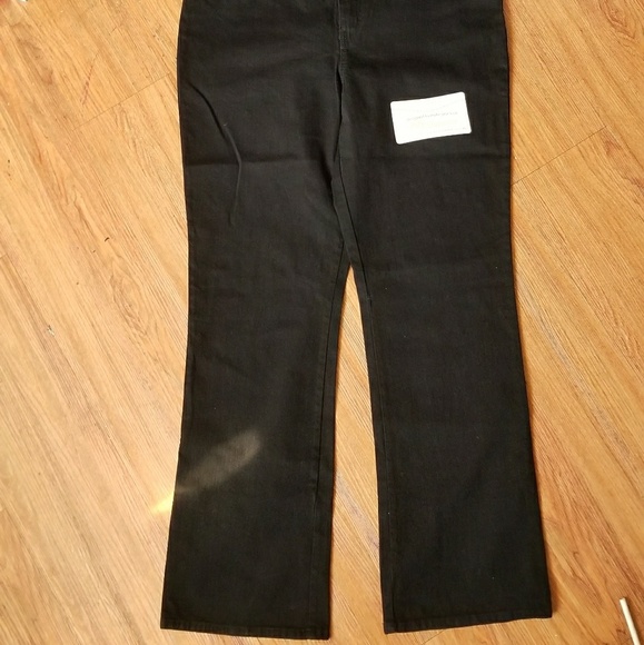 Jones New York Women's Jeans Size 16  Black - Picture 2 of 4