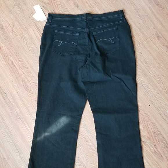 Jones New York Women's Jeans Size 16  Black - Picture 4 of 4