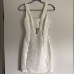 TopShop laced white dress