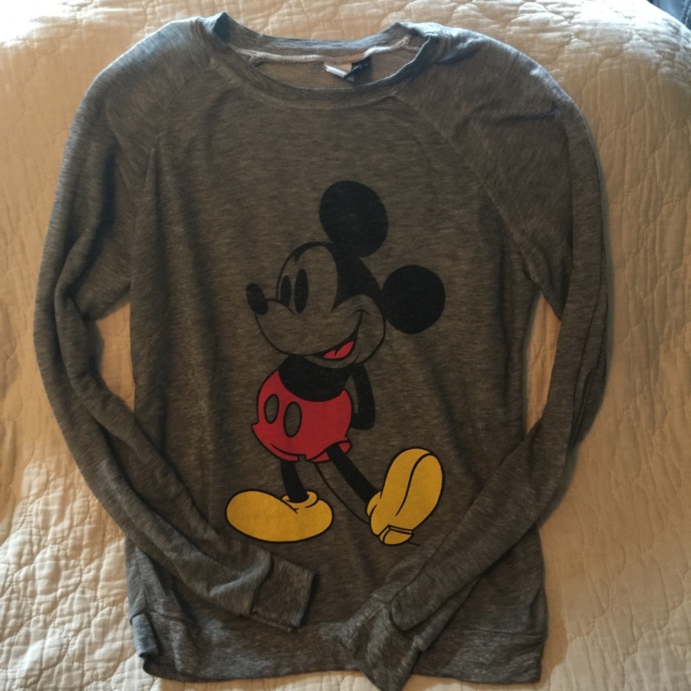 Mickey Mouse graphic light sweater