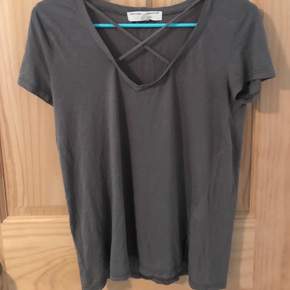 Urban outfitters cross in the front top