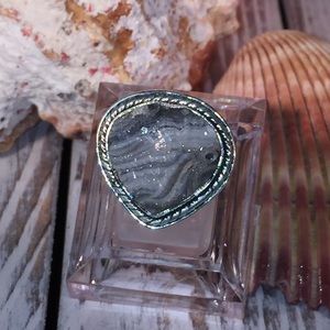 .925 Silver UNISEX Druzy Ring Ret. $130 – WR846650