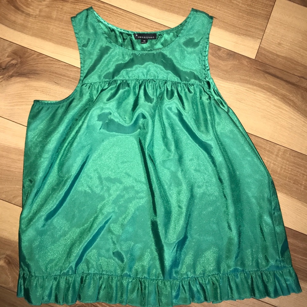 Silky dressy tank top