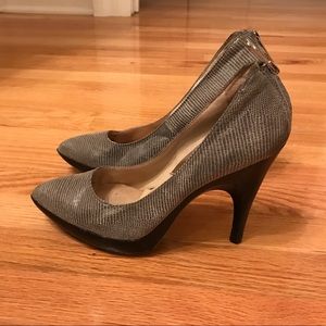 Michael Kors Grey and Black Pumps