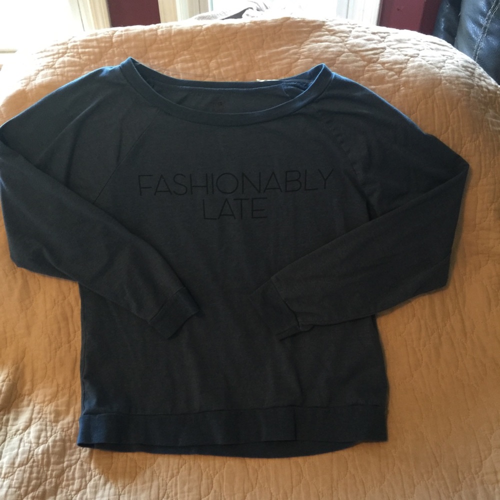 Graphic sweater blue size XL