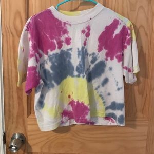 Brandy Melville tie dye crop top