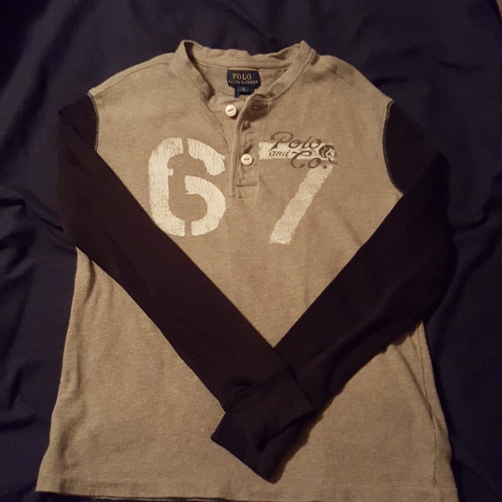 Boys Polo Henley Size 7