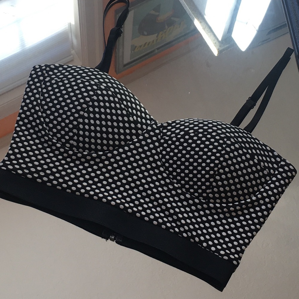 Polka Dot Crop Top