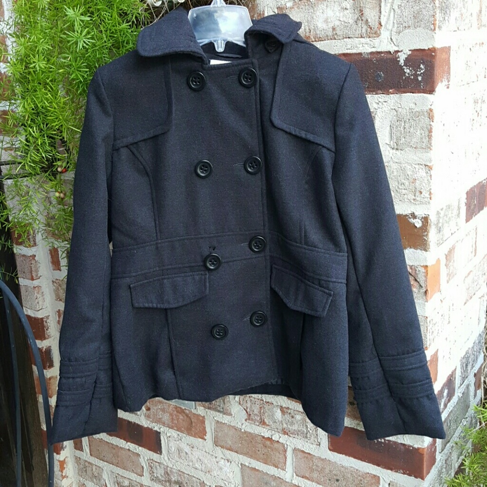 NWOT Charcoal Grey Pea Coat