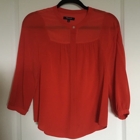 Madewell Silk Blouse - Picture 1 of 3