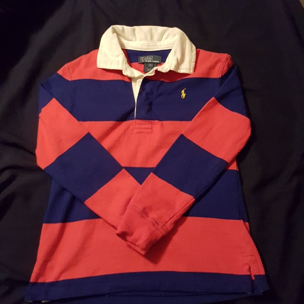 Ralph Lauren rugby shirt boys size 6