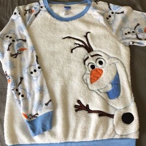 Disney Olaf Pajamas - sweater and pants