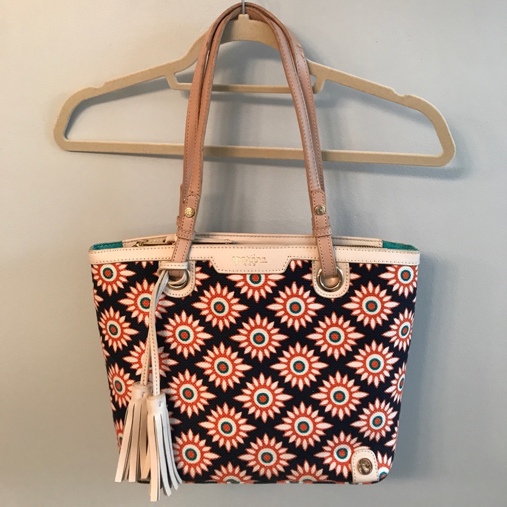 Island Tote by Spartina 449 in Tybee Print EUC
