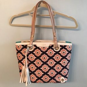Island Tote by Spartina 449 in Tybee Print EUC