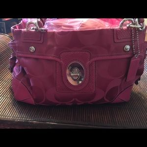 Peyton Signature Sateen Snakeskin Leather Tote Bag