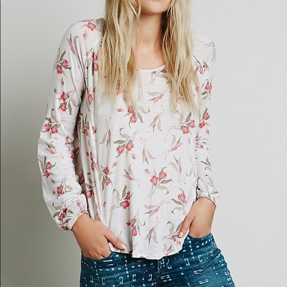 Flowy Strappy Back TOP Longsleeve TEE White NEW - Picture 5 of 5