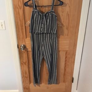 Brandy Melville two piece stripped set